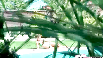 JulieBabe in Poolside Voyeur Video