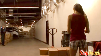 Brunette Seduces Her Stepdad