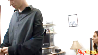 Brunette Seduces Her Stepdad