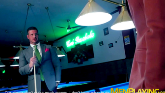 Classy bearded hunk doggystyle fucks man in suit Lukas Daken