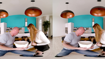 Making a Cake Ends with Cumshot - Virtual Real Porn