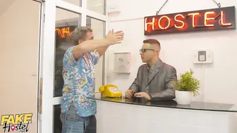 Fake Hostel Nikki Fox getting fuck by the hotel manager