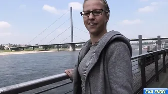 EVA ENGEL: Risky outside flashing leads to best orgasm ever