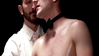 Hairy Tucker Barrett grinds hard the smooth big ass of gorgeous twink Colton Fox