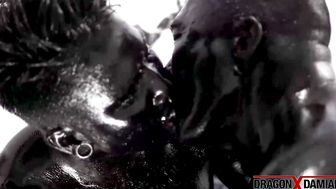 Yoshi Kawasaki and Damian fuck one another while covered in ink