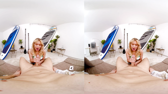 Virtual Reality - Hot Blonde MILF's Passionate Lovemaking Sessions With Hunk
