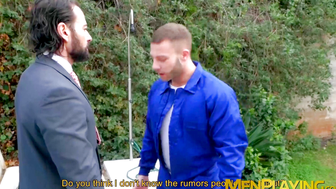 Wet businessman Miguel Angel fucked hard by hunk Diego Reyes