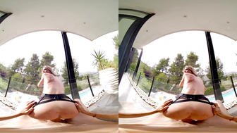 Our First Time Fucking on a Balcony - Virtual Real Porn