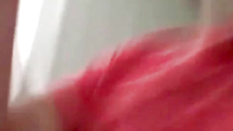 amateur brunette babe fucks her man while he is working