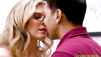 OMG stepmom, you are making me cum FAST!