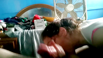 Horny Woman Sucking Big Dick
