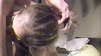 Country bimbos sucking off close-up