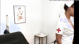 Ebony Nurse Spanked