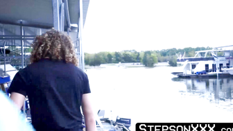 StepsonXXX.com - Muscled Jax Thirio sprays his cum on Jack and Skylers anticipating m