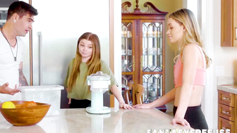 Stepsisters Mazy Myers and Khloe Kingsley are bored but luckily for them Lucky Fate i