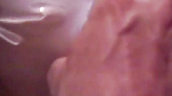 Big dick jock jerking off solo after fucking fetish sex doll