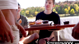StepsonXXX.com - Caleb Morphy and Oliver Beck bred by their stepdads