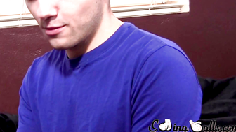 Attractive Marcus Rivers did not stop stroking his dick until cumshot