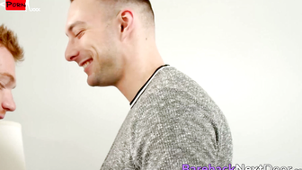 Tall gay Johnny B got his ass rimmed and barebacked