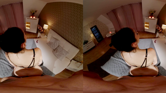 French MILF Teases Me with a Dildo - Virtual Real Porn