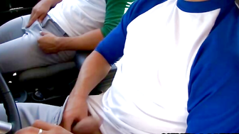 Best buds Christian Wilde and Manny Vegas are masturbating