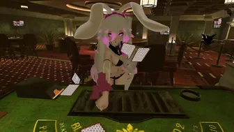 Bunny women Loses everything while Gambling VRchat ERP