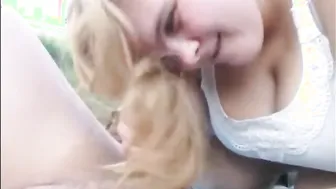 Hand Job Making It Cum Inside My Hair Outdoors Sex