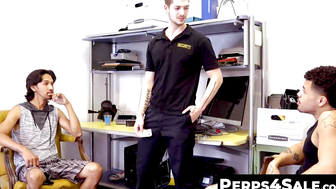 Christian porn video – Perps4Sale.com - Christian Ryder ass fucked by Malakai White and Rave Hardick