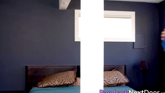 Handsome Quin Quire spies on the naked hunk dude who gets out of the shower