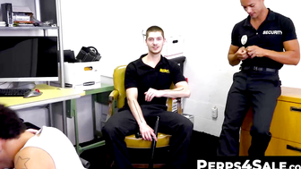 Perps4Sale.com - Perps and officers having intense foursome bareback train