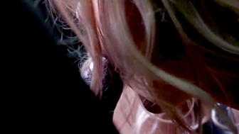 Petite blonde Vienna Rose doggystyle banged by BBC after BJ