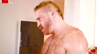Young twink sucks apple flavored cock in a hardcore anal sex with hunky Mateo Tomas
