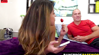 BangbrosPassword.com - Sean drills Sophia Leone's delicious teen pussy with passion