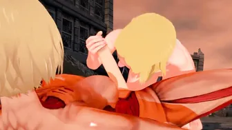 Attack porn video – Futa - Attack on Titan - Female Titan fucks Historia Reiss -