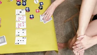 Adorable Housewife milf Thought she is Texas Holdem Poker Expert but no