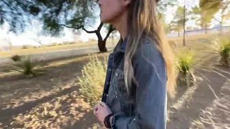 Sex into the van at a outdoor park