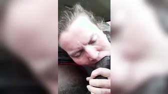 Big black dick cum drink