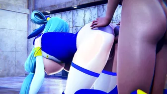 Naruto porn video – AQUA INTO THE HOT TUB | 3D ANIME KONOSUBA