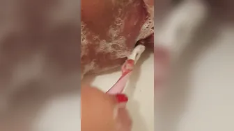 Gets Clean Bald to got Filthy with a Toy and a Head