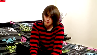 Hot Emo porn video – Mikey Likes The Feel Of A Butt Plug - Mikey Red Jerks 2