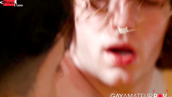 Handsome Angel Elias passionately banged the gorgeous tight ass of pretty twink Hazel