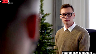DaddiesPorno.com - Spreading christmas spirit with loads of cum on my stepson