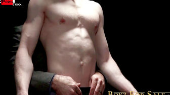 Young twink Jesse Stone screamed as he took the big throbbing cock of muscular Lance