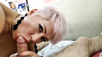 2 Vibrators inside both Holes Spouses Penis Closeup Snatch and Juicy Cummed