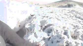 Extreme Deep Throat  Outside Cum Play on the Beach
