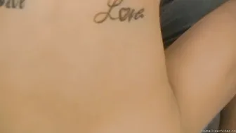 Vulgar dark hair nymph grinds on his rough penis