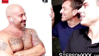 StepsonXXX.com - Inked daddy Jax Phonenix seduced by horny twink Asher Day