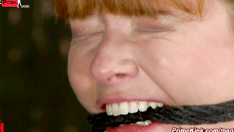 Redhead lesbian slave anal tortured