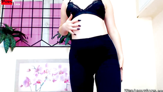 British teen posing in lingerie