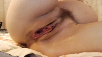 Christmas Unique Play with my Loose Twat and Booty Filling them with